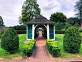 The picturesque Sunken Garden at HillÃ¢â¬âStead Museum Royalty Free Stock Photo